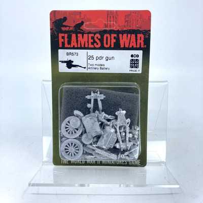 Allied British 25 PDR Gun Artillery - Blister - Flames of War Battlefront C8500