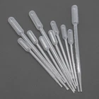 1ml 3ml 5ml Clear Plastic Pipette Dropper Graduated Liquid Transfer Oils Perfume