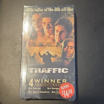 Traffic VHS USA Home Entertainment 2001 Michael Douglas Don Cheadle Benicio Del 