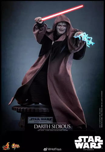 Nuevo Hot Toys MMS745B Star Wars III La Venganza de los Sith Darth Sidious versión especial - Imagen 3 de 4