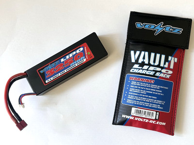 Voltz 3250mAh Lipo Akku mit Ladesack - FTX Carnage/Vantage Brushless