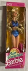 Vintage 1991 Barbie Doll Sun Sensation Blue Bathing suit-Damaged Box