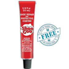 Shoe GOO 110400 Adhesive Mini - 0.18 fl oz, Clear, Strong Abrasion Resistance