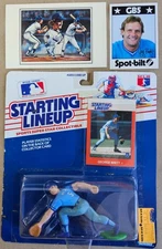 George Brett Starting Lineup Action Figure + Postcard + Spot-bilt card