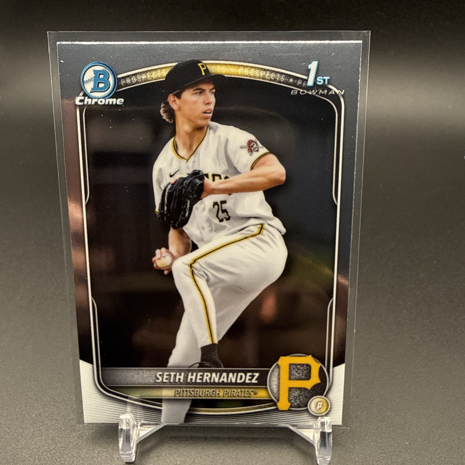 Seth Hernandez 2025 Bowman Draft  1st Chrome  Pittsburgh Pirates  Prospect