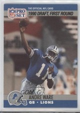1990 Pro Set Draft Andre Ware #675 0x3f