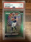 2024 PRIZM 301 CALEB WILLIAMS PSA 9 GREEN WAVE  ROOKIE CARD RC