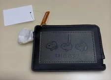 Snoopy Coin & Card Purse with Carabiner, Used, Peanut Store Item