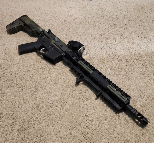 Novritsch SSR15 Airsoft Rifle, Lots Of Upgrades (DISCONTINUED)