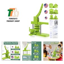 Complete Button Making Machine with Full Supply Set - Create Your Unique Badges