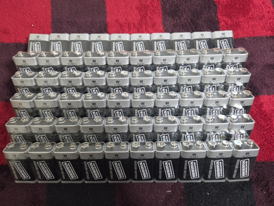 20 PACK Alkaline Batteries 9V 6LR61 HD Maintenance Warehouse 7181100SP Duracell