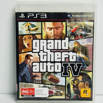 Grand Theft Auto IV GTA IV Playstation 3 PS3 Rockstar Games Free Post