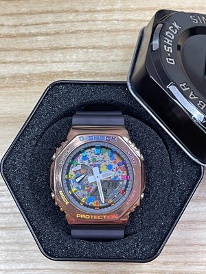 Casio G-Shock GM2100 Rose Gold Rainbow Limited Edition Analog-Digital Men Watch