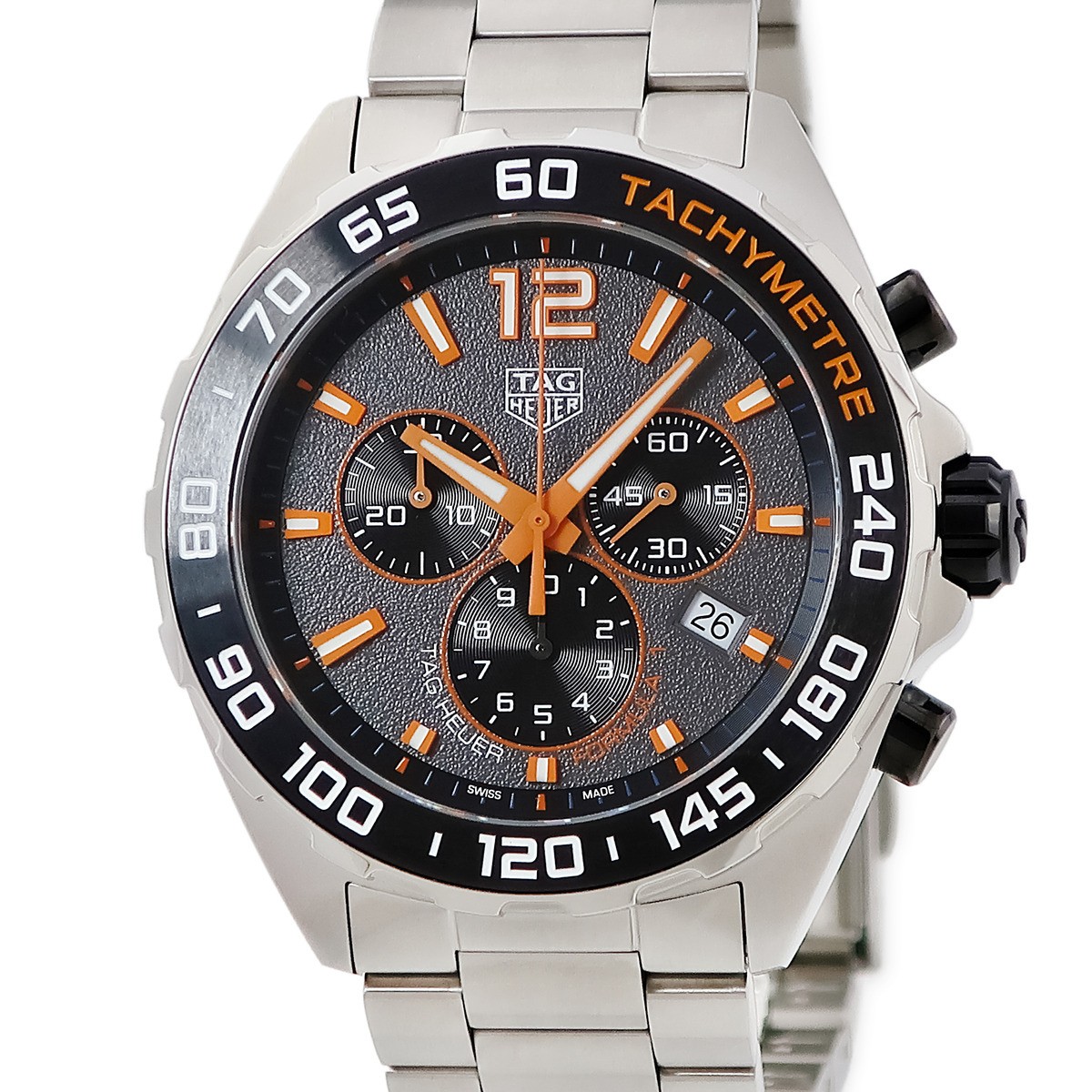 TAG Heuer CAZ101AH F1 Chronograph Grey Orange Quartz Watch