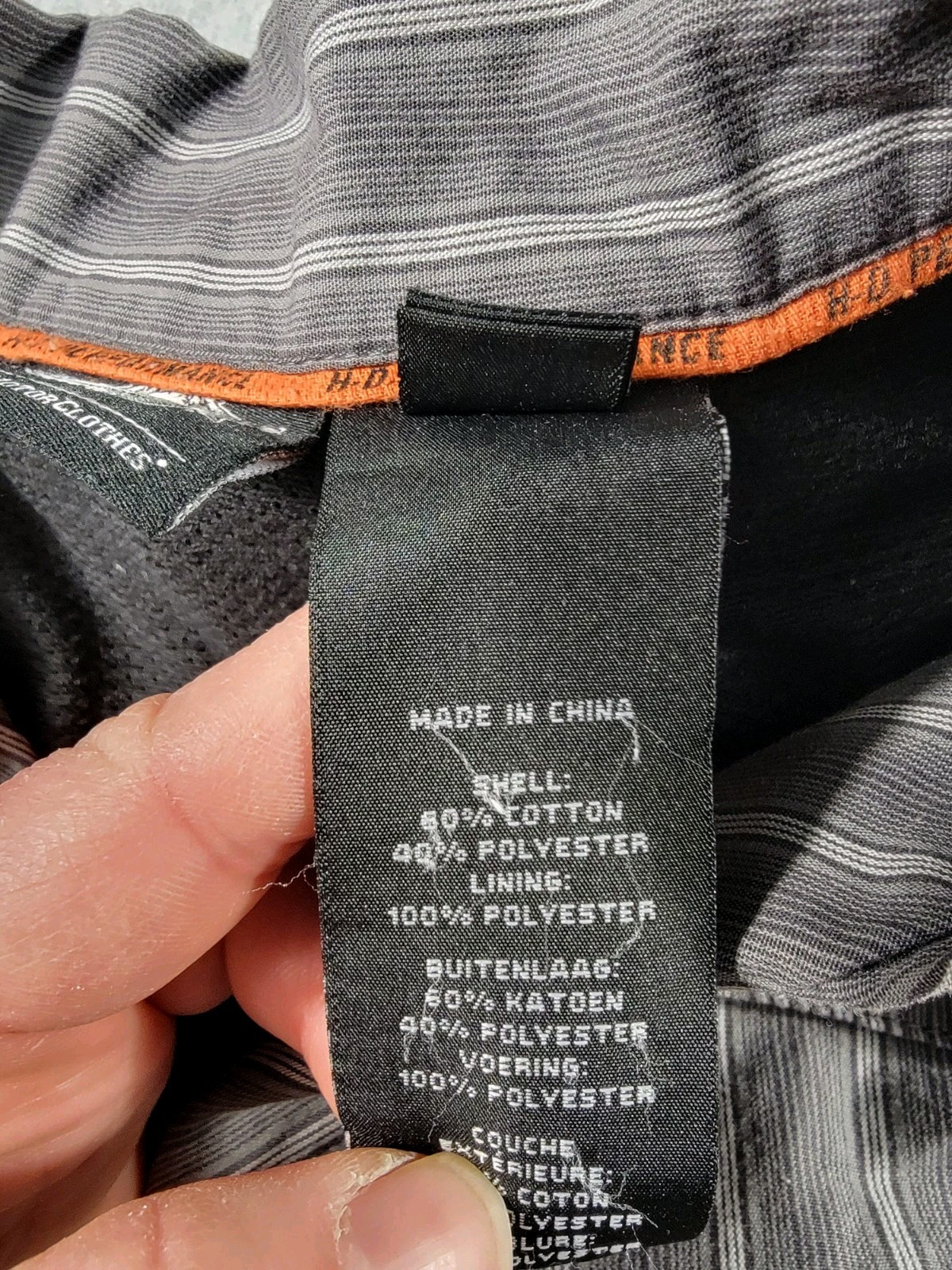 Harley Davidson HD Performance Button Up Shirt Me… - image 6