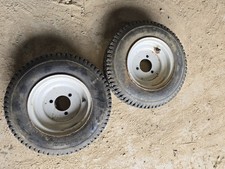 snapper ride on lawn mower rear back wheels and tyres pair 4.80 4.00 8 3 stud