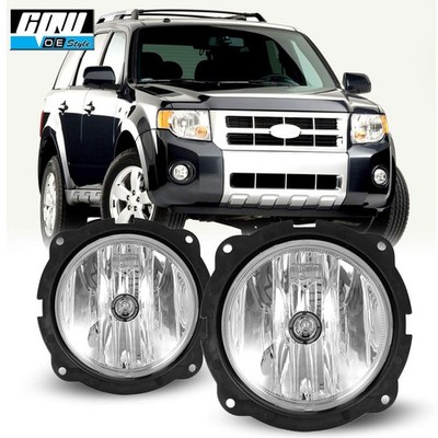 CPW Fog Lights Assembly Fit for Ford Escape 2007 2008 2009 2010 2011 2012, Dr...