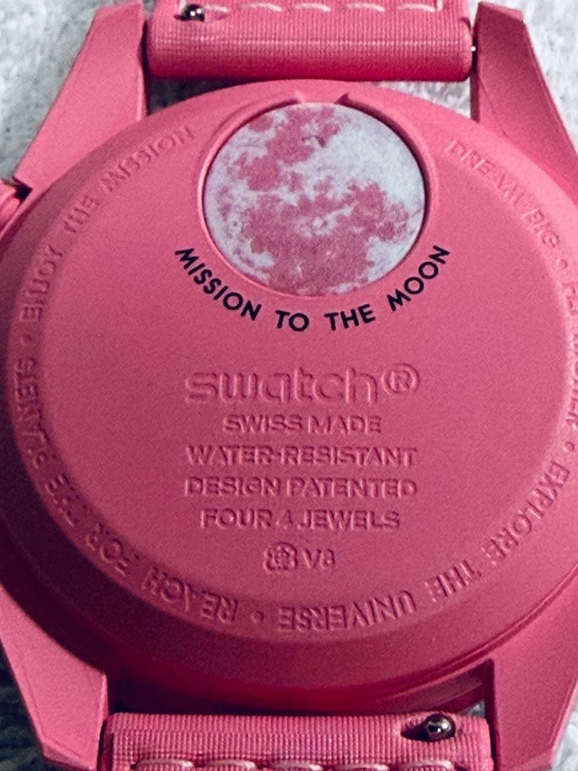 OMEGA x swatch Bioceramic MoonSwatch MISSION TO THE PINK MOONPHASE