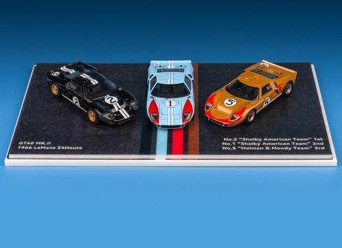 Ford GT40 MKI - #1, #2 y #5 - 1966 - LeMans 24h - FinClassically 1:64 - Imagen 2 de 6