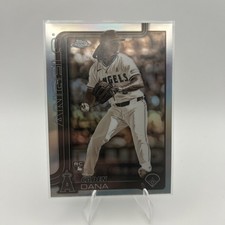 2025 Topps Chrome Rookie Sepia Refractor Caden Dana RC Los Angeles Angels