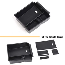 Inner Armrest Storage Box Tray Organizer Accessories For Hyundai Santa Cruz 22+