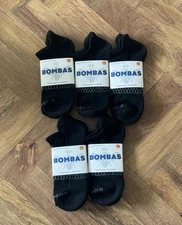 Bombas Honeycomb Ankle Socks Size Large Pack Of 5 Pairs New