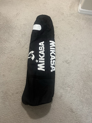 Mikasa  Soccer Ball Bag /Case for 5 Balls Black, white Letters Volleyball