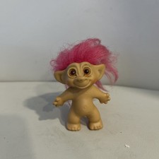 Vintage 1960s Troll Doll 3  Unmarked, Hazel Eyes
