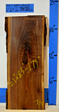 CRAZY Black Walnut Live Edge, Grade 4 - 21 x 8.5 x 1.75 - Dried Planed EB4-5