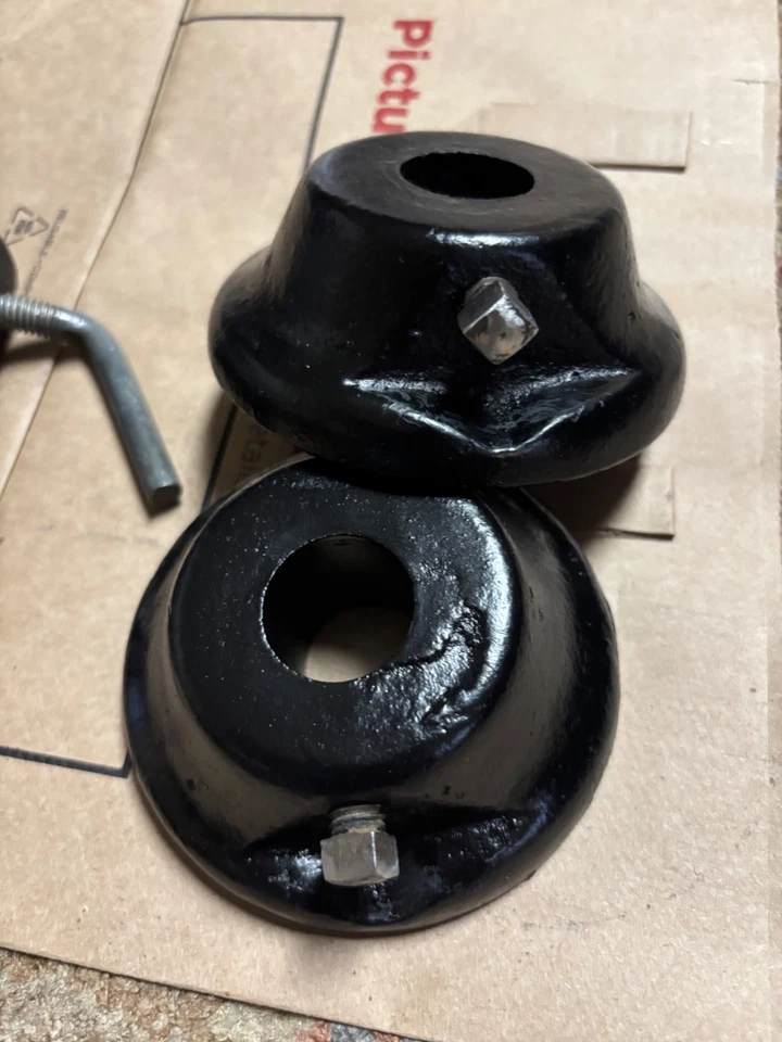 Collares de barra exterior Paramount vintage para placas de peso de 1” pesas Foto 2 de 4