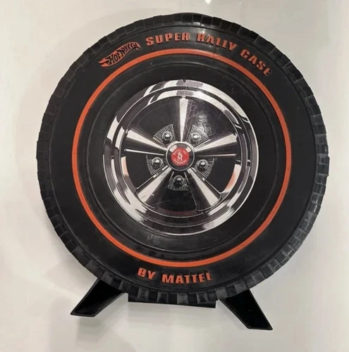 Hot Wheels Super Rally Black Wheel 24 Car Collector Case 1968/2007 NWT