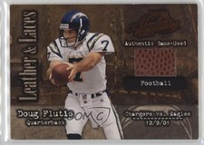 2002 Playoff Absolute Memorabilia Leather and Laces Football Doug Flutie 10ek
