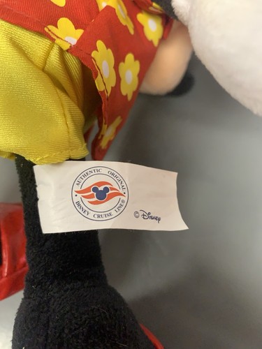Disney Cruise Line Castaway Cay Mickey Mouse Sitzsack 10 Zoll Plüsch Disney - Bild 9 von 12