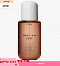 PHLUR Vanilla Skin Body Mist-Hair Body Spray,Pepper,Cashmere Wood Sandalwood,8oz