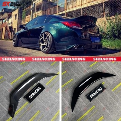Fits Buick Regal 2011-13 14-17 18-20 Carbon Fiber/Glossy Black Rear Spoiler Wing