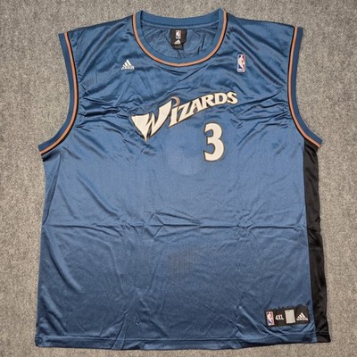 Vtg Caron Butler Jersey Mens 4XL Washington Wizards #3 Basketball Blue Adidas