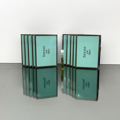 10pc) TIFFANY & CO Men Cologne 0.02oz-0.6ml Splash Sample VIALS *VINTAGE* (C85)