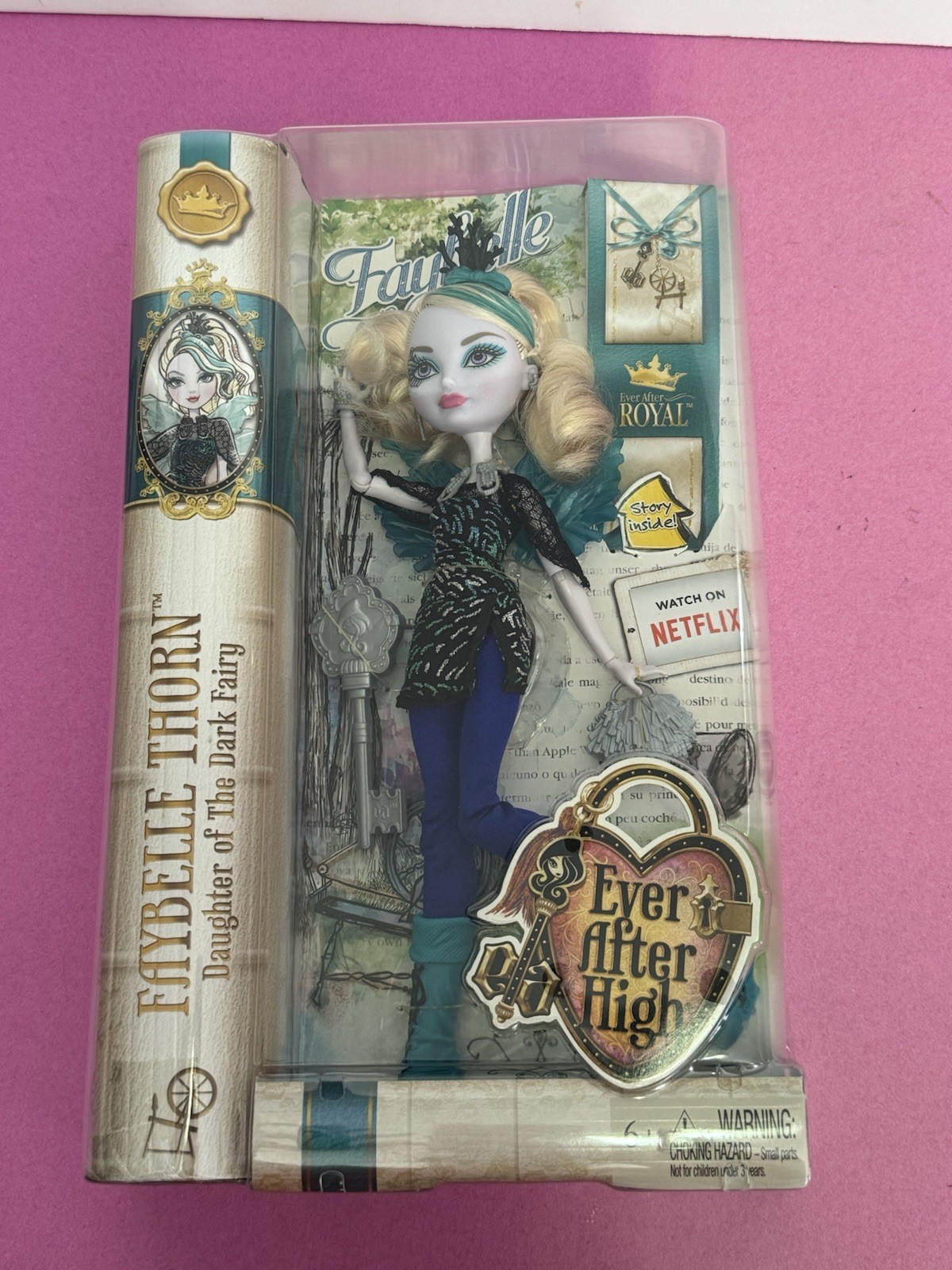 Ever After High Faybelle Thorn Doll Set Royal Series Dark Fa