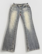 Maurices Curvy Bootcut Womens 7 / 8 Blue Jeans 31x33