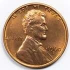 1960 1c SMALL DATE Lincoln Cent Uncirculated Red