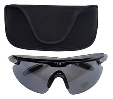 SPORTSPEX Sailing XL Sports Glasses Tinted Smoke Polycarb Lens Plastic Frame