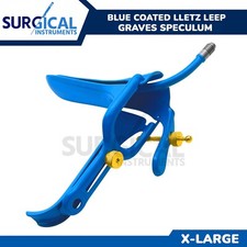 LLETZ LEEP Graves Vaginal Speculum Gynecology Surgical X-Large Blue German Grade