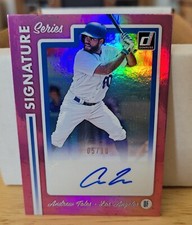 ANDREW TOLES #ed 5/10 Autograph  2017 Chronicles Donruss Rookie Auto