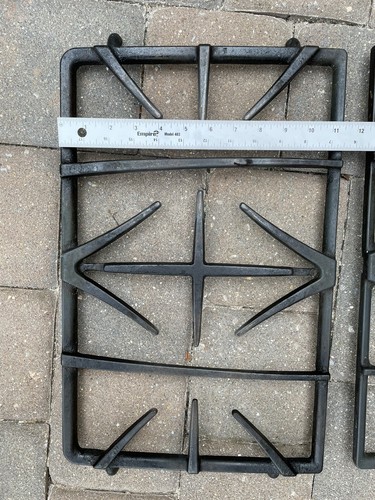 GE Profile 30" Black Metal Burner Grates Gas Cooktop Model JGP933SEK2SS Lot Of 2 - Picture 10 of 12