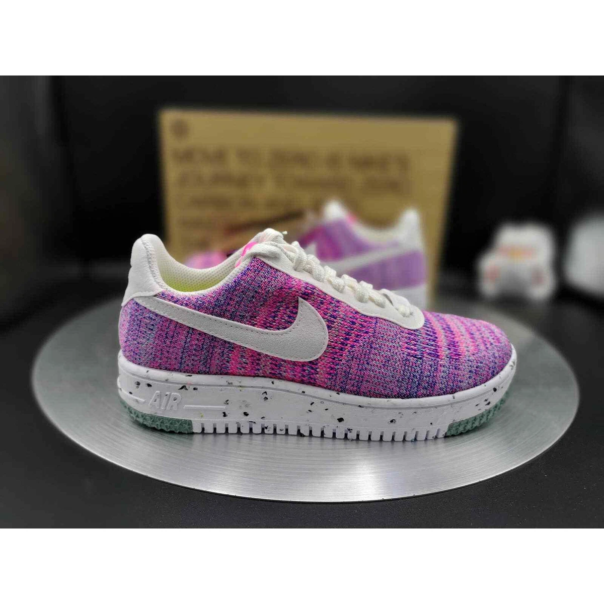 lealtad jugador Panorama Nike Air Force 1 AF1 Crater Flyknit &#034;Fuchsia Glow&#034; Women&#039;s  Size 6.5 DC7273-500 | eBay