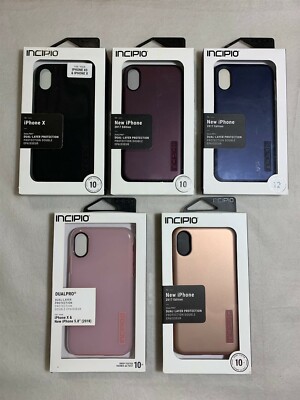 Incipio Dual-Layer Impact Resistant Case for iPhone X/XS - Multiple Colors!