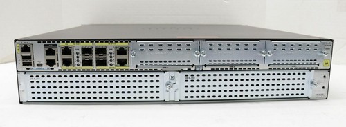 CISCO ISR4451-X-AXV/K9 4-Port Gigabit VOICE SECURITY DATA Router Dual AC Power - Picture 3 of 4