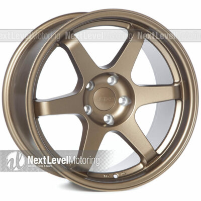 9SIX9 SIX-1 18x10 5x114.3 +35 MATTE BRONZE TE37 STYLE WHEELS CONCAVE (SET OF 4)