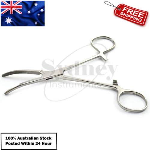 Artery Hemostat Kelly 14cm Hemostatic Clamp Locking Forceps Surgical - Bild 4 von 4