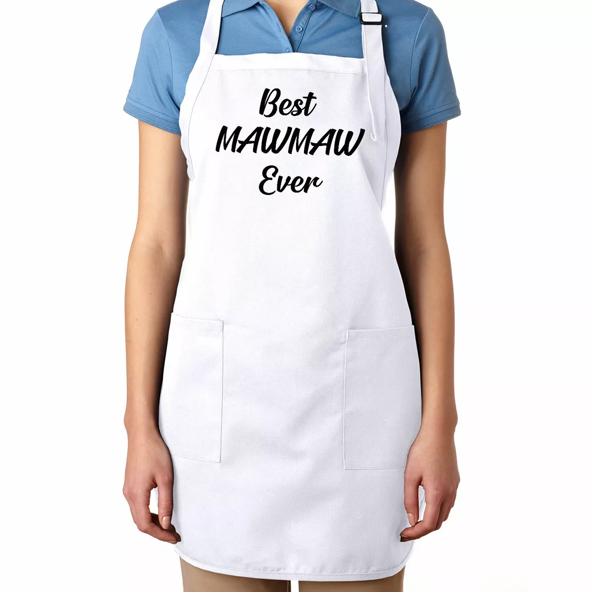 When Mom is Cooking Kitchen Apron with Pocket Gift Funny Humor